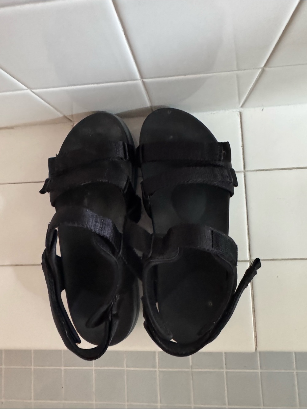 Abeo Black Women's Sandal - Low platform.  Size 9.  EXTREMELY COMFORTABLE.